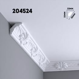 Плинтус потолочный ФОРМАТ 204524 инжекционный