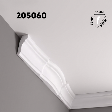 Плинтус потолочный ФОРМАТ 205060 инжекционный