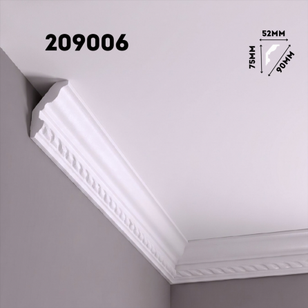 Плинтус потолочный ФОРМАТ 209006 инжекционный