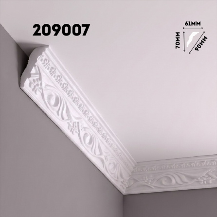 Плинтус потолочный ФОРМАТ 209007 инжекционный