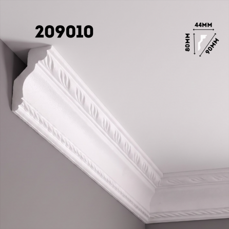 Плинтус потолочный ФОРМАТ 209010 инжекционный