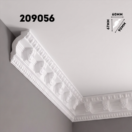 Плинтус потолочный ФОРМАТ 209056 инжекционный