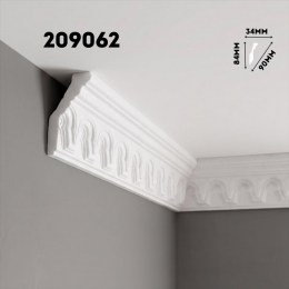 Плинтус потолочный ФОРМАТ 209062 инжекционный