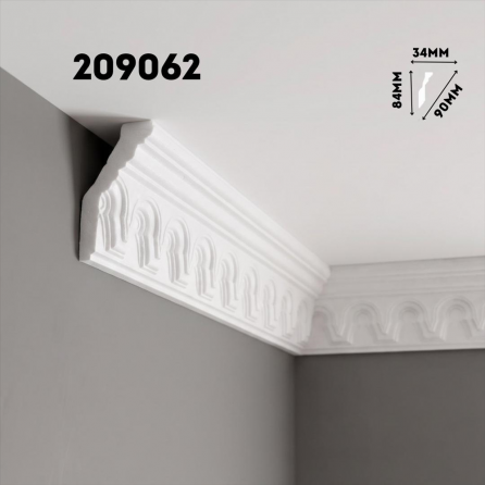 Плинтус потолочный ФОРМАТ 209062 инжекционный