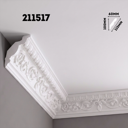 Плинтус потолочный ФОРМАТ 211517 инжекционный