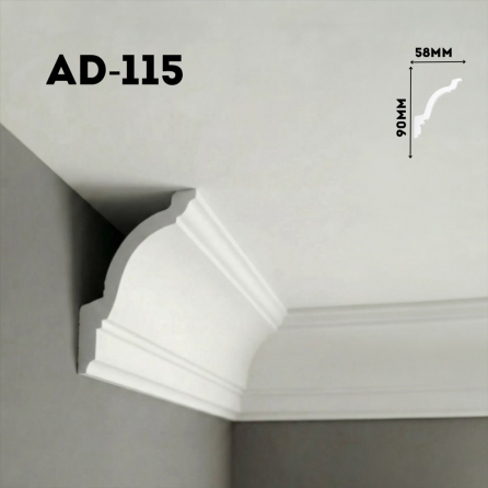 Плинтус экструдированный АD-115