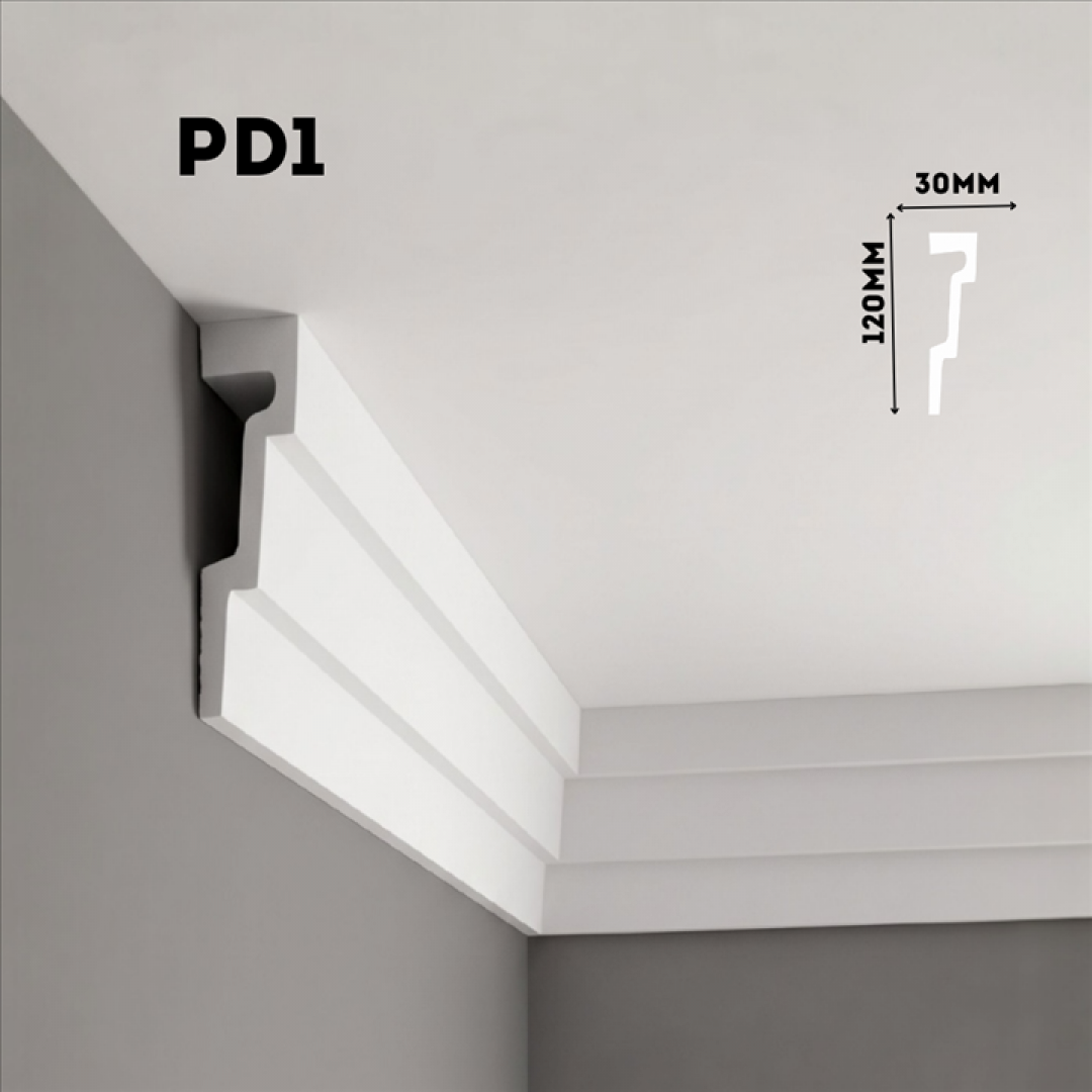 Плинтус потолочный PD1