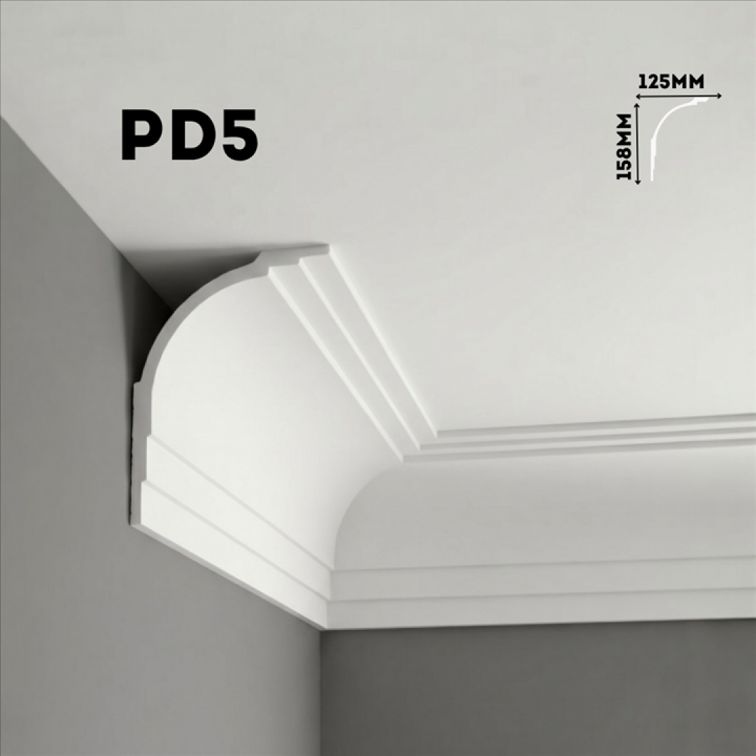Плинтус потолочный PD5