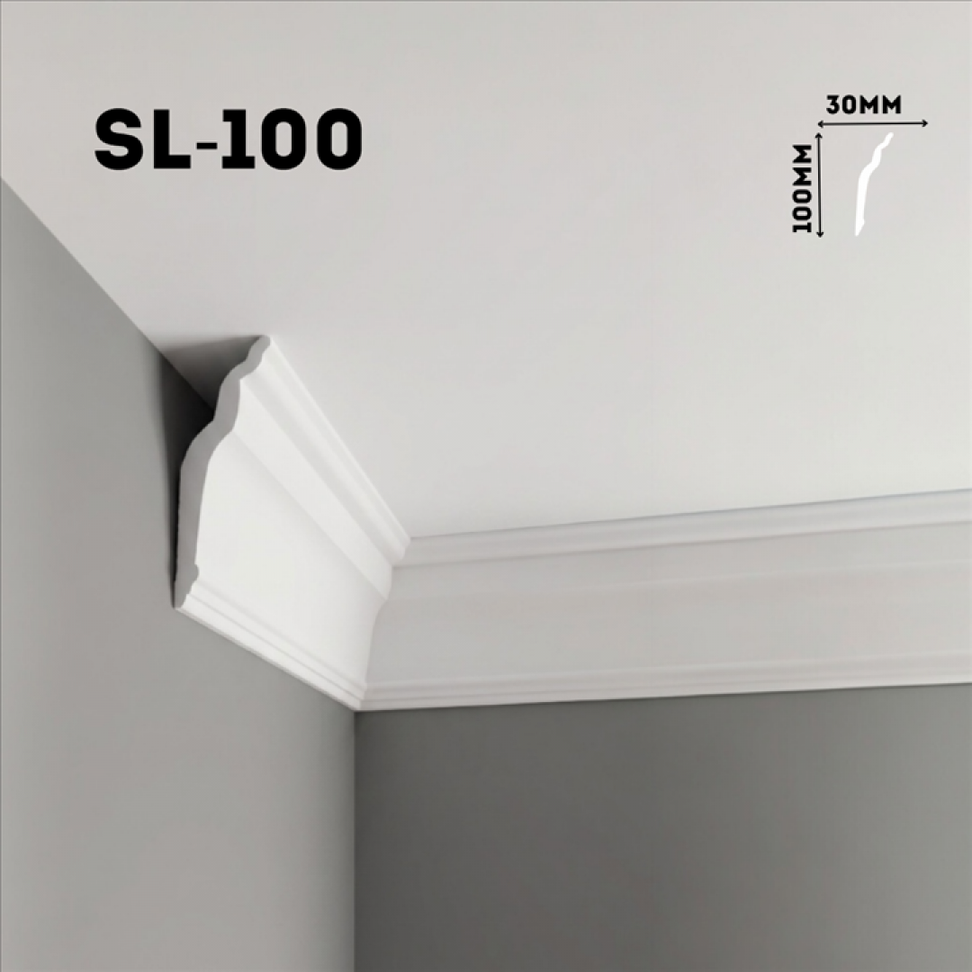 Плинтус экструдированный SL-100