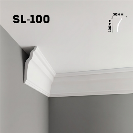 Плинтус экструдированный SL-100