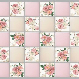 Декоративные панели мозаика Плитка Чайная роза 955*480 мм