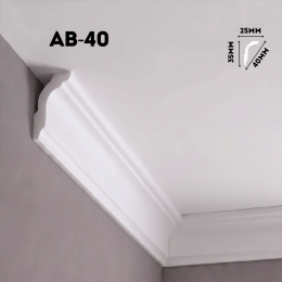 Экструдированный плинтус AB-40